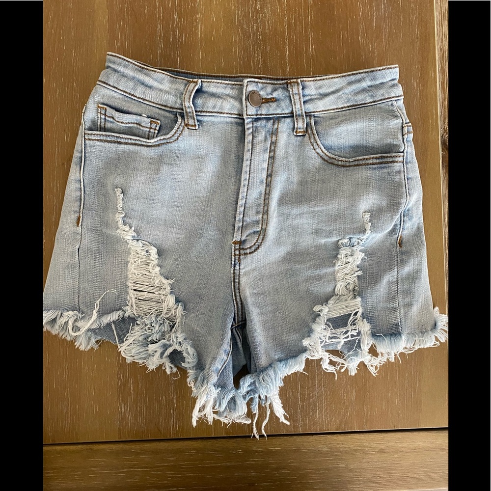 High rise shorts